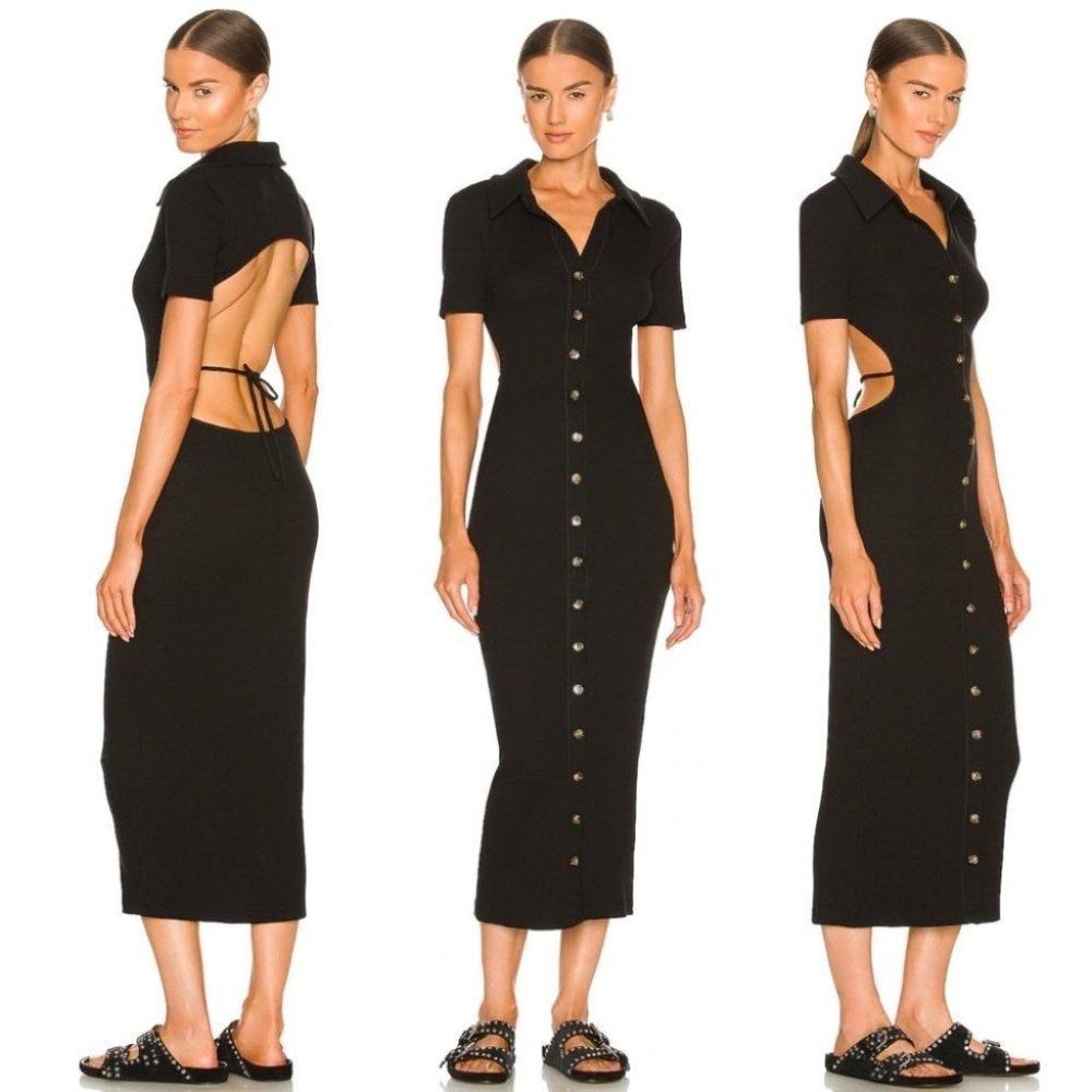L'Academie Alessa Midi Dress M